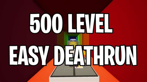 💎500 Level Easy Deathrun💎 🌟earn Xp🌟 Fortnite Creative Map Code Dropnite