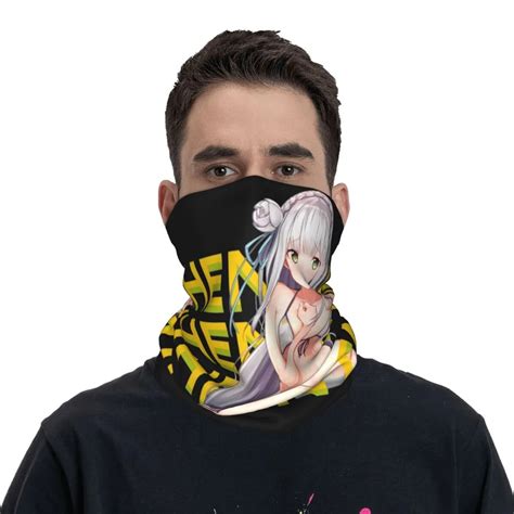 Sexy Anime Waifu Hentai Bandana cuello polaina estampado máscara