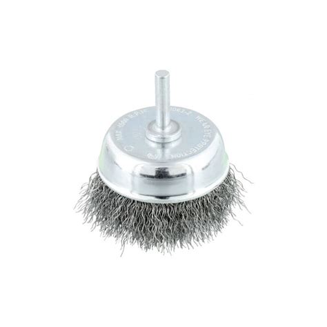 Brosse a boisseau Acier 6mm 75mm grob ondulé Osborn