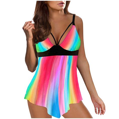 Fandaniv Bikini Set For Women Swimsuits Swim Suits For Lady Printing