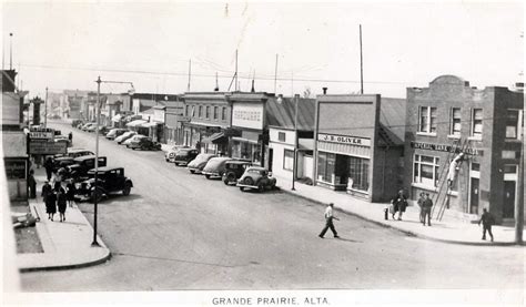 Historical photos photographs of Grand Prairie Alberta