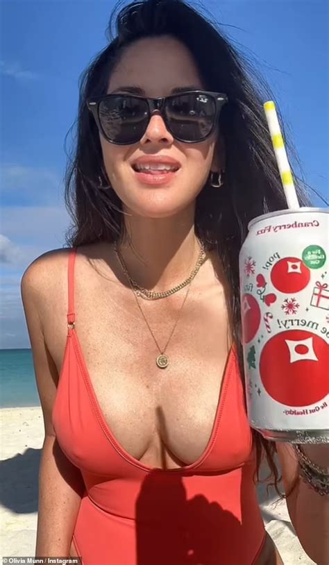 Olivia Munn Puts On A Busty Display In A Very Plunging Bright Red