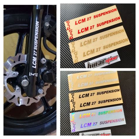 STIKER CUTTING SHOCK DEPAN LCM 27 SUSPENSION Lazada Indonesia