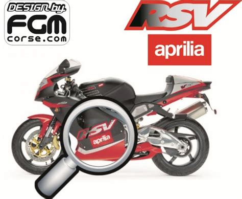 Kit Adesivi Replica Fiancate Aprilia Rsv P