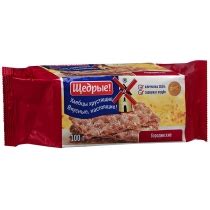 Купить Хлебцы Щедрые! бородинские хрустящие - ПАПИРУС