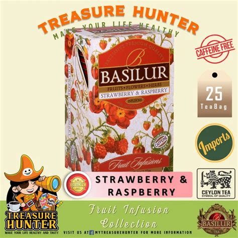 Basilur Fruit Infusion Strawberry Raspberry 25E Lazada