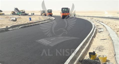 Construction of Roads in Abu Dhabi - Al Nisr