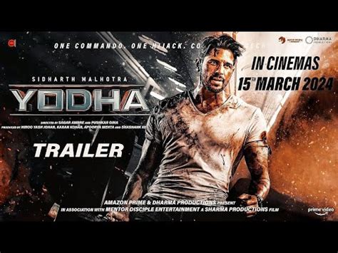 YODHA Official Teaser Trailer L Sidharth Malhotra L Disha Patani L