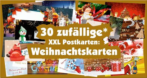 Postkarten Set Weihnachten 30 Karten Im Maxi Format