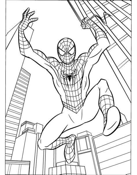 Spiderman Coloring Pages - Free Printable