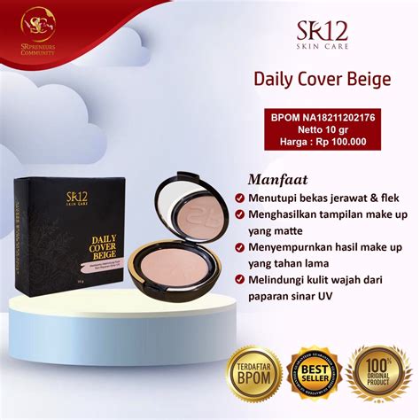 Jual Bedak Glowing Sr Bedak Padat Bedak Glowing Daily Cover Bedak