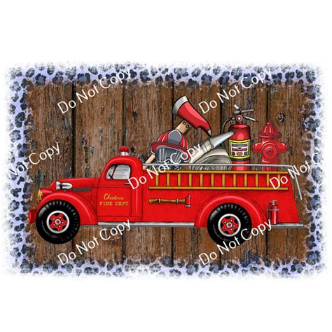 Colorsplash Ultra Transfers Fire Truck Cf 1