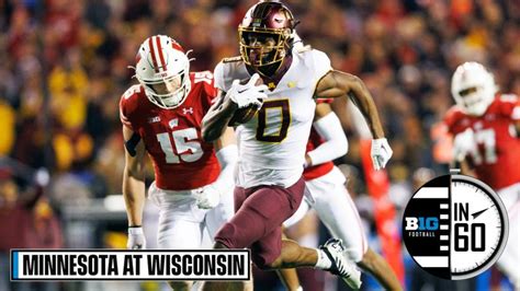 Minnesota at Wisconsin | Nov. 26, 2022 | B1G Football in 60