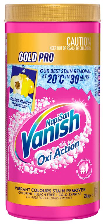 Vanish NapiSan Gold Pro Oxi Action Stain Remover Powder Vanish AU