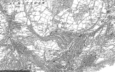 Historic Ordnance Survey Map Of Hastings 1908