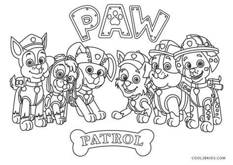 Paw Patrol Da Colorare Disegni Per Bambini Da Stampare