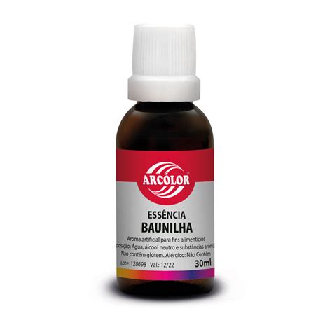 ESSENCIA SABORES ARCOLOR 30ml BAUNILHA