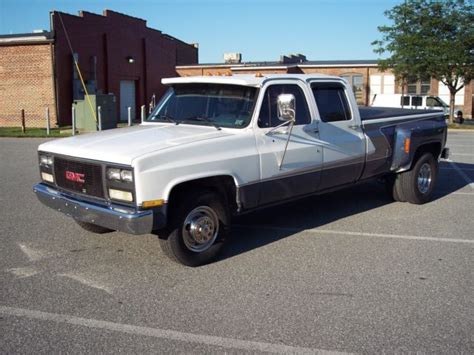 1989 Chevy Crew Cab Dually Dual Wheel Pickup Truck Classic Chevrolet Ck Pickup 3500 1989 For Sale