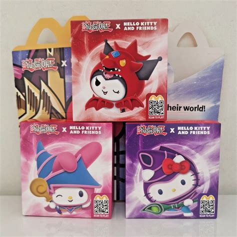 Купить Ибей Mcdonalds Yu Gi Oh X Hello Kitty And Friends Sanrio Happy