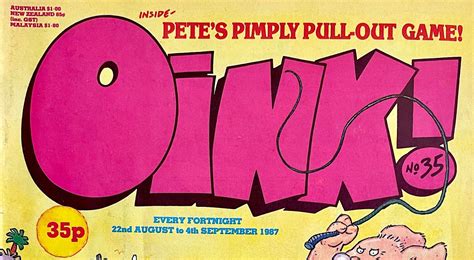 Coming Up Oink 35 Oink Blog Classic Comics In Real Time