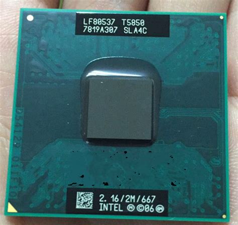 1 pcs Intel Core 2 Duo T5850 2.16 GHz Socket P Dual-Core CPU Processor ...