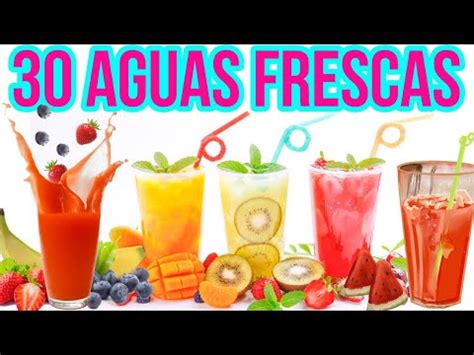 TOP 30 Recetas De AGUAS FRESCAS PARA NEGOCIOS RENTABLES CON POCO DINERO