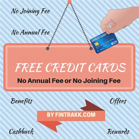 Free Credit Cards India : With no annual fee or joining fee | Fintrakk