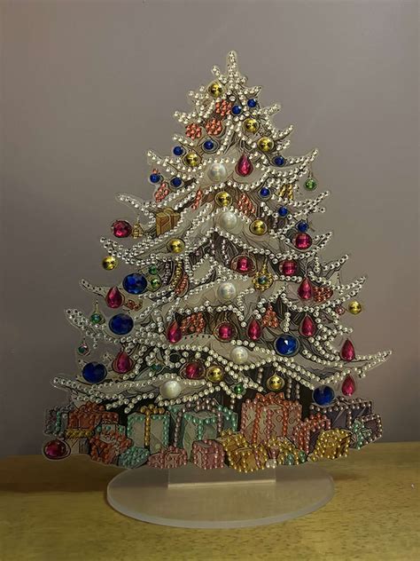 Silver Diamond Art Christmas Tree | Numonday