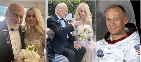 Segundo Homem A Pisar Na Lua Buzz Aldrin Celebra Casamento E