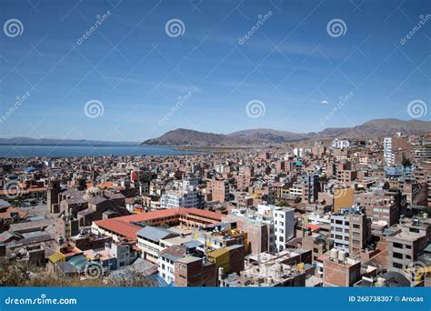 Puno in Titicaca lake stock image. Image of view, field - 260738307