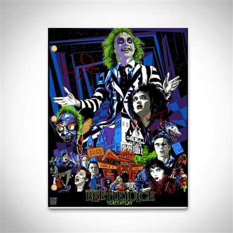 Beetlejuice Script Limited Signature Edition Rare T