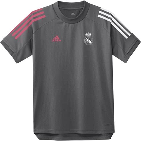 Buy Adidas Junior Rmcf Real Madrid Training Jersey Grey Five