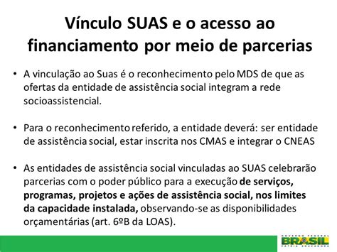 Lei E A Rede Socioassistencial Privada Do Suas Ppt Carregar