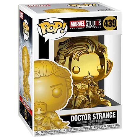 Figurine Pop Doctor Strange Gold Marvel 439 Pas Cher Figurine Pop