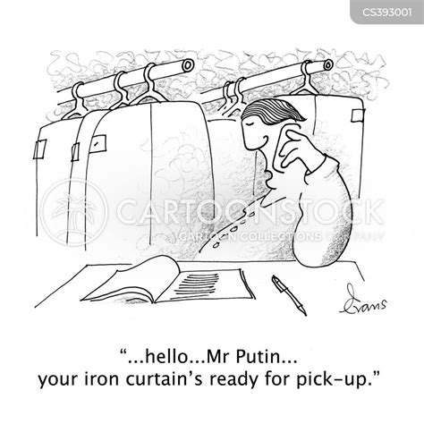 Iron Curtain Political Cartoon / Drawing the iron curtain tells the ...