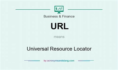 URL - Universal Resource Locator in Scientific & Educational by ...