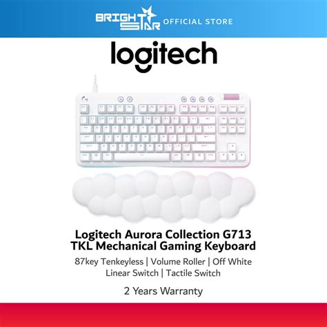 LOGITECH Aurora Collection G713 TKL Mechanical Gaming Keyboard - Linear ...