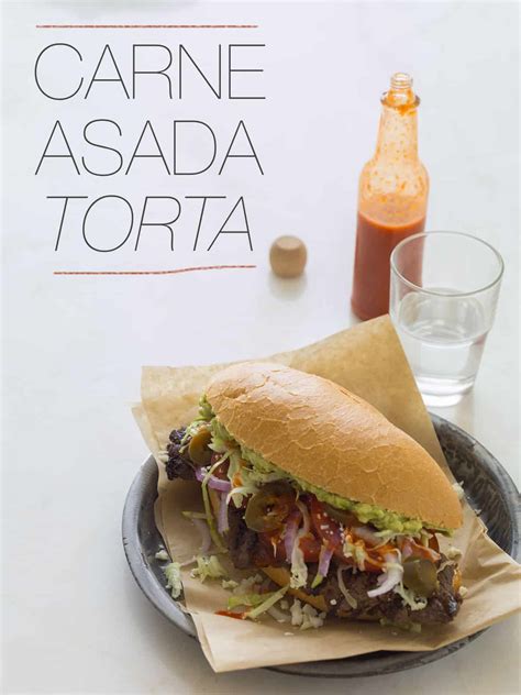 Carne Asada Torta Epic Sandwich Recipe Spoon Fork Bacon