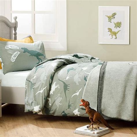 Dinosaur Bedding Set Dinosaurs Duvet Cover Set Colorful - Etsy