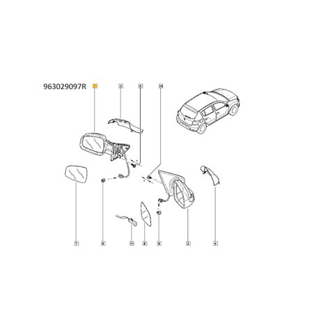 Oglinda Exterioara Dacia Logan II 2016 2020 Logan II MCV 2016 2019