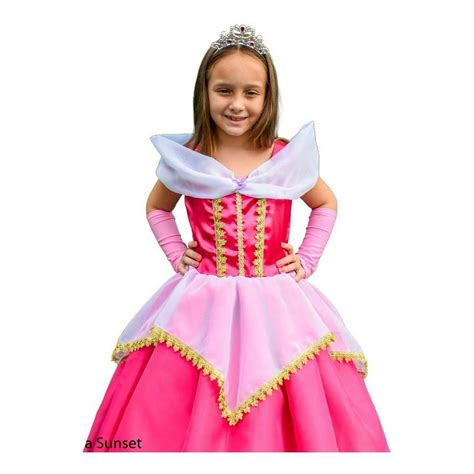 Vestido Da Bela Adormecida - Trajes Da Bela Adormecida Aurora Vestido Infantil Da Princesa Aurora