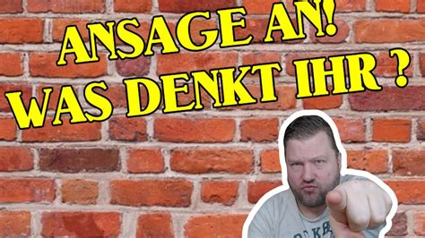 Talk Am Mittwoch Thema Ansage An Was Denkt Ihr Youtube