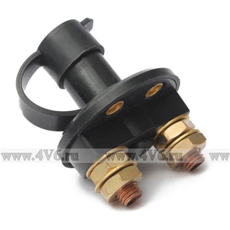 Выключатель массы автомобильный до 500A, с "флажком", (+ доп. флажок ...