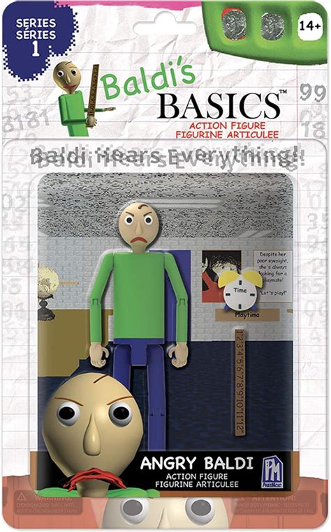 Baldis Basics 5 Action Figure Angry Baldi Mx Juguetes