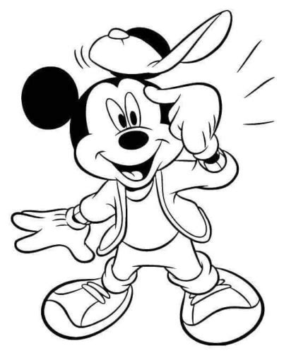 40 Free Mickey Mouse Coloring Pages Printable