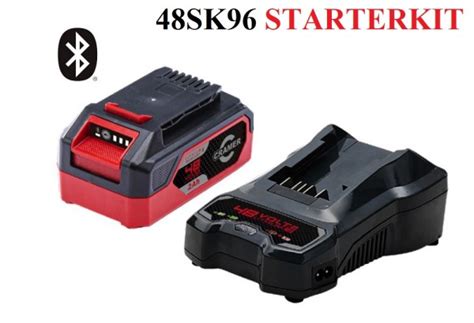 Cramer 48BV800 Akku Saughäcksler 48 Volt 48MCSK2 Mini Kettensäge Set