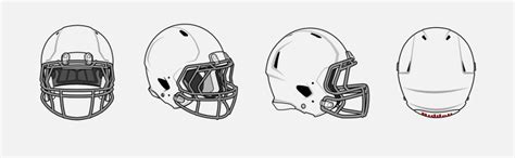 Free Football Helmet Template, Download Free Football Helmet Template ...