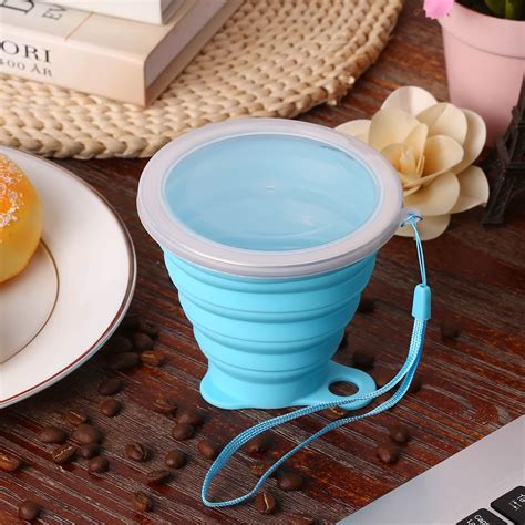 Aliexpress Buy Ml Collapsible Stretchy Travel Water Cup Fda