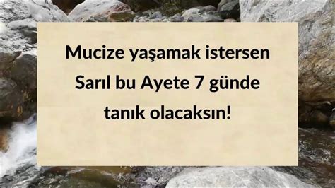 Mucize yaşatan dua mucize yaşatan ayet mucize yaratan sihirli