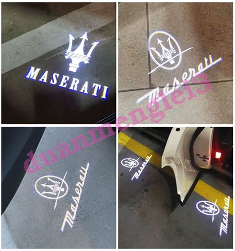 Pcs No Fading Car Led Door Projector Courtesy Shadow Light For